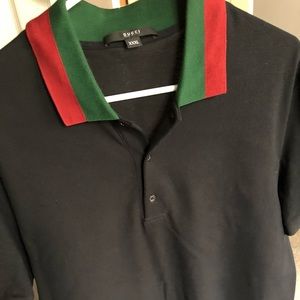 Black men’s Gucci Polo